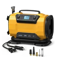 Compresseur d'air Portable double puissance 110V-230V AC/DC, pompe de gonflage de compresseur de voiture, gonfleur de pneus pour voiture, bateau, matelas de vélo 1