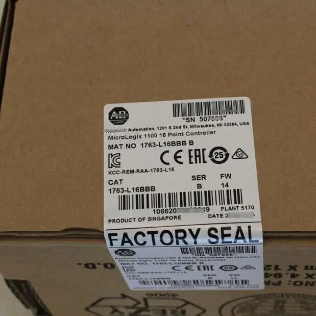 

New Factory Sealed 1763-L16BBB /B MicroLogix 1100 16 Point Controller PLC 1pcs