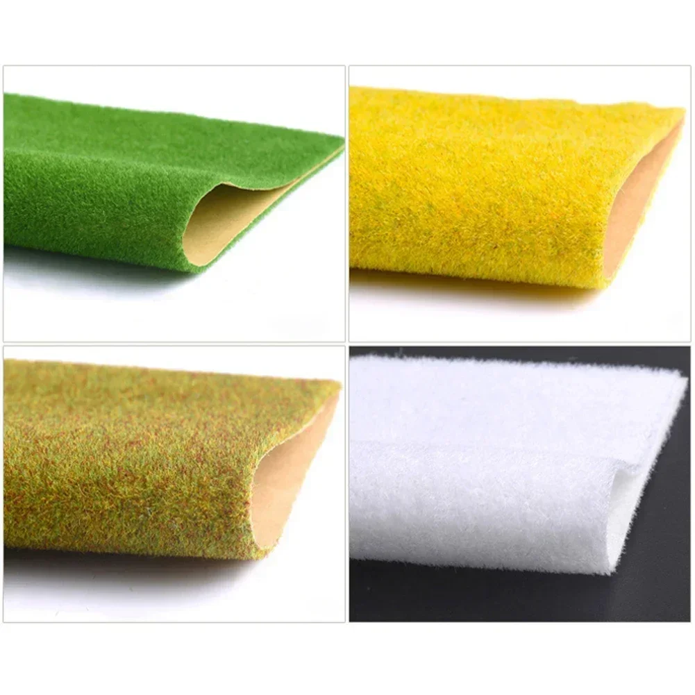 Artificial Lawns Grass Mat Landscape Grass Mat For Miniature Model Train Architectural Layout Lawns Fake Turf Decor Garden