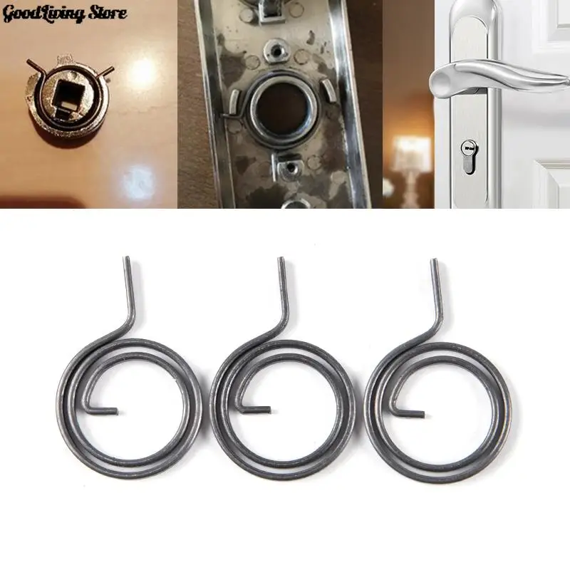 Ressorts De Rechange Pour Poignée De Porte - Lot De 10 - 2,5 Tours - Noir
