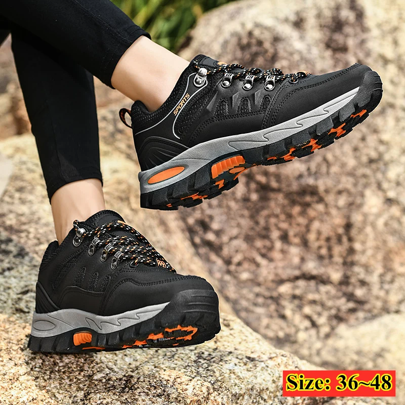 

Outdoor Men Women Anti-skid Hiking Camping Sports Shoes Trail Male Comfortable Footwear Wear-resistant Trekking Jogging Sneakers