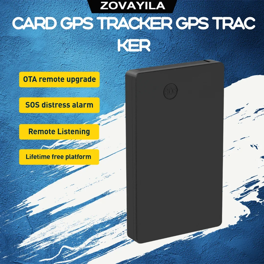 Card Type Locator for Personal Wallet Card SOS Surrounding Alarm GPS Location Tracker 4G