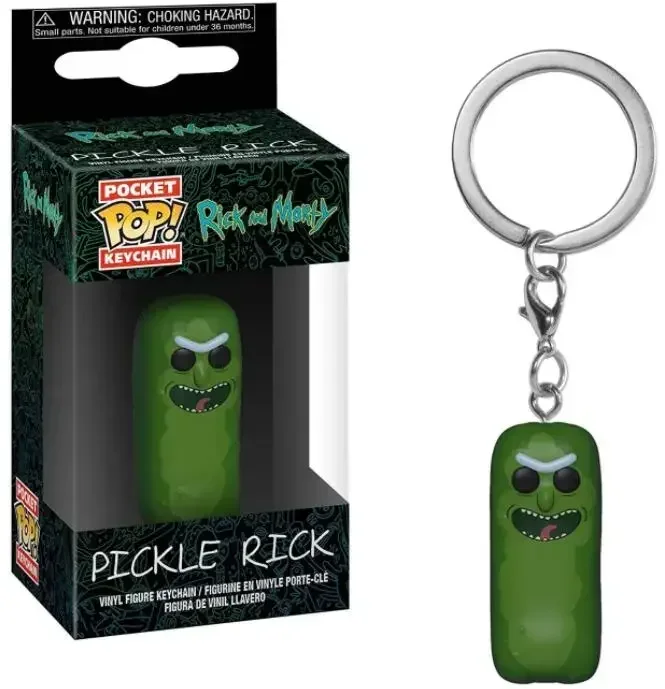 thumbnail image 5 of Llavero de bolsillo Funko Pop de 15 estilos, figura de Morty de Death Crystal, Krombopulos, Rick Pickle, Rick Et Morty, Krikland, Meeseeks, muñecos de juguete, 5 of 5