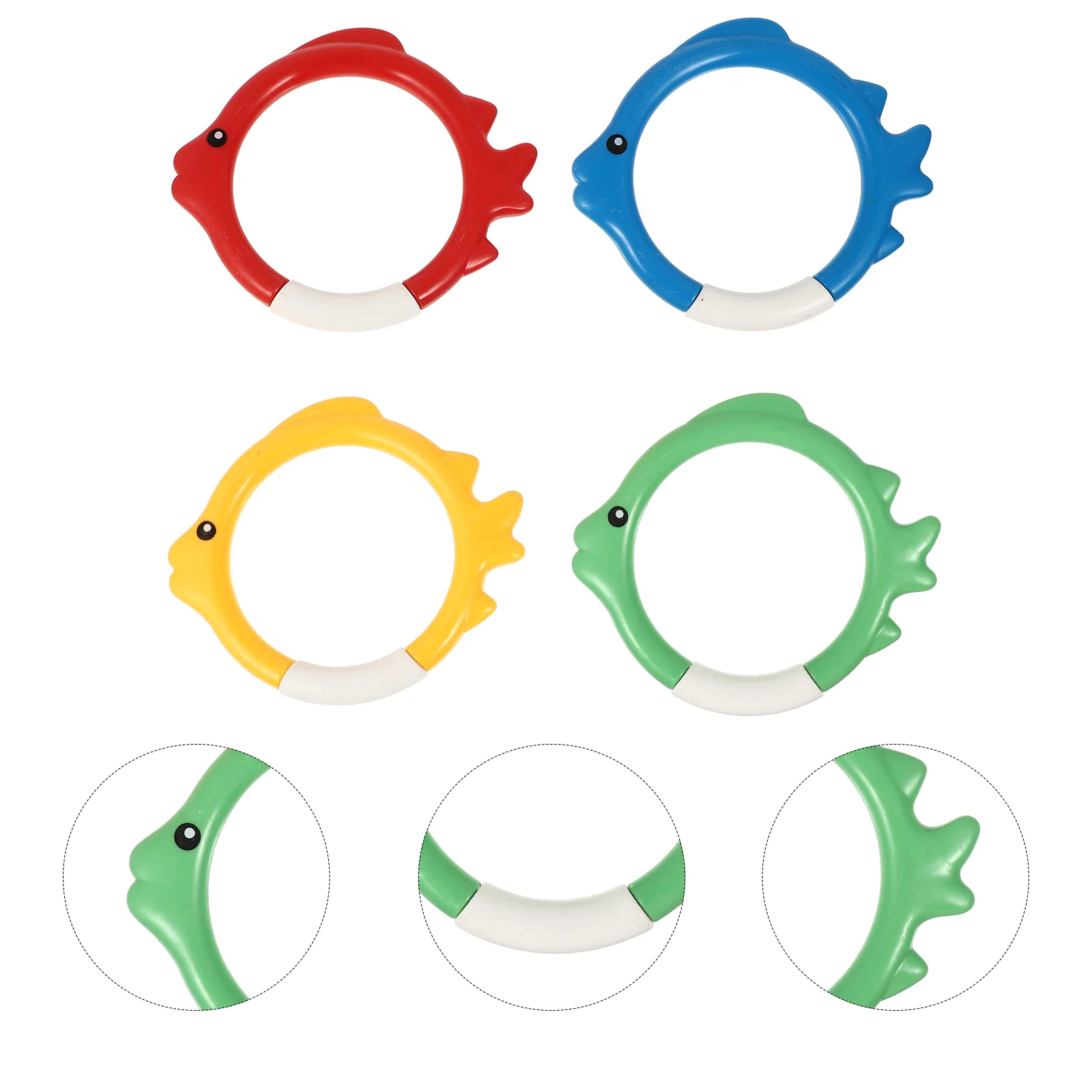 

Colorful Diving Ring Toy Children Water Grass Ring Summer Underwater Swimming Pool Toys Random Color