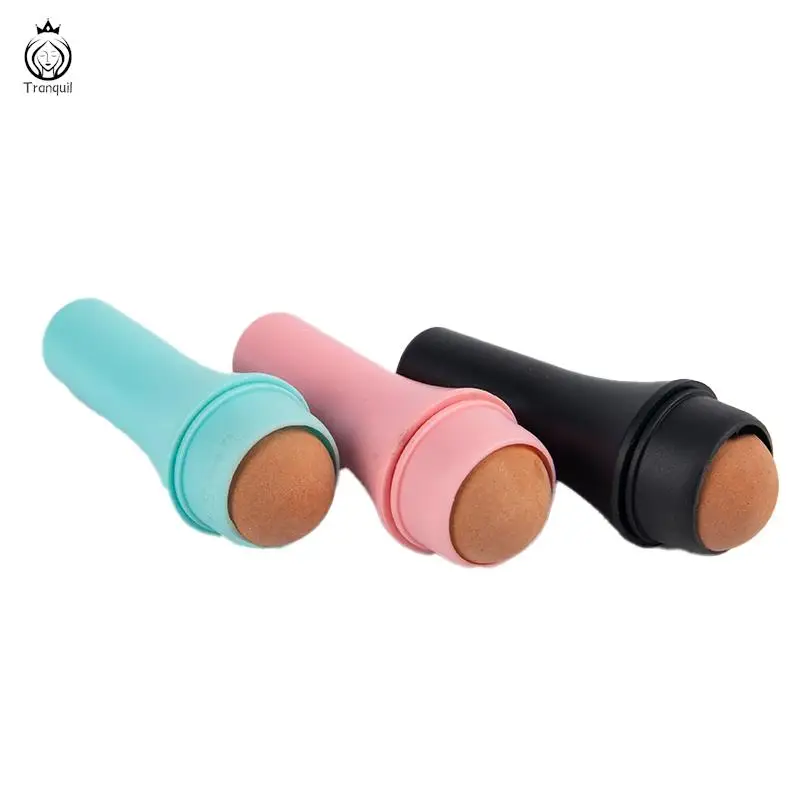 Natural Volcanic Roller Oil Control Rolling Stone Matte Makeup Face Skin Care Tool Facial Cleaning Oil Absorption Roller On Ball