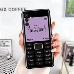 Vintage - Inspired Callphone Soft Case - Playful and Stylish Design - Samsung A55 (KHTY00199A)