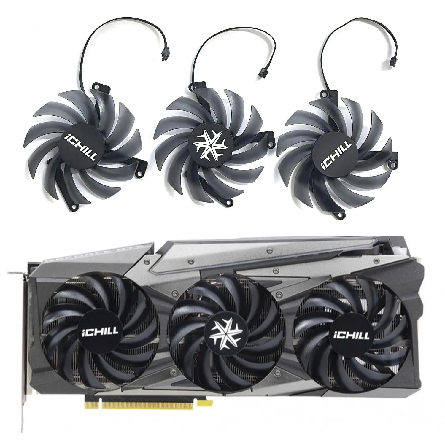 Cf-12915S 85Mm Rtx 3060 3070 Ventola Di Raffreddamento Della Scheda Video Per Ventola Di Raffreddamento Grafica Inno3D Geforce Rtx 3060 3060Ti 3070 30