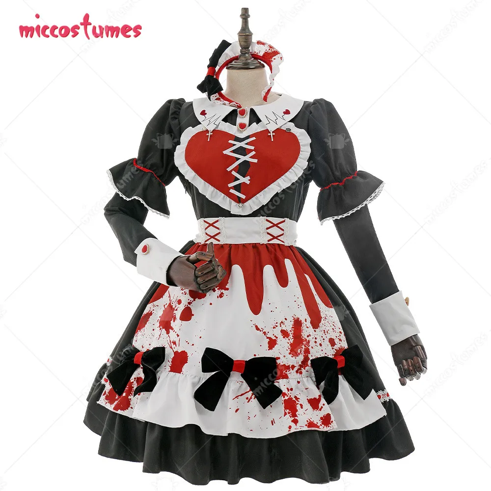 MicCostumes Ghost Bride Skeleton Cosplay Dress Halloween Costume