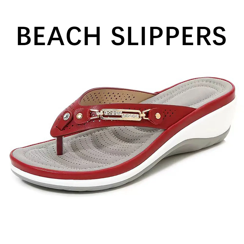 2024 Women's Slippers New Fashion Slides Non-Slip Shoes Beach Sandals Women Outside Leisure Flip Flops Wear Open Toe 4