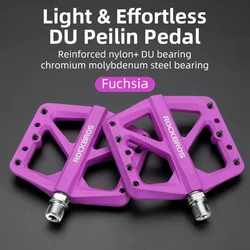 Ultra-Light Non-Slip Mountain Bike Pedals - Durable Nylon Cycling Accessories (M906-PE)