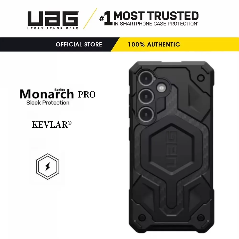 100% Original UAG Monarch Pro Kevlar Magnetic Cover for Samsung Galaxy S24 Ultra S23 Ultra S24 PLUS with MagSafe Phone Case Phone Case