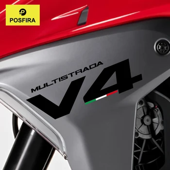 Adesivi in vinile POSFIRA per carenatura moto Ducati Multistrada V4 2025-2026 - Accessori decorativi per moto