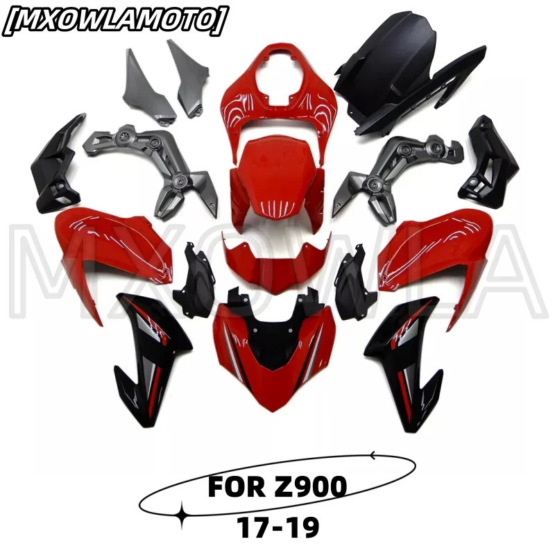

Красный, серый, черный комплект обтекателей для Z900 17 18 19 2017 2018 2019 кузов под давлением