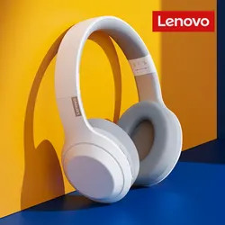 Lenovo Thinkplus TH10 TWS Stereo Headphones - Low Latency, Long Endurance Gaming Bluetooth Earphones with Mic (White)