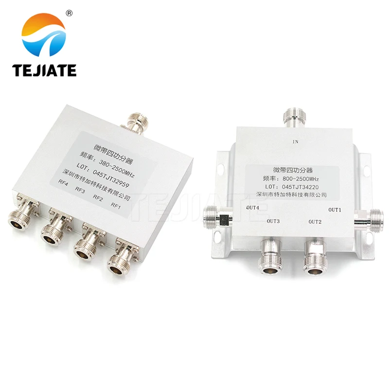 цена 1PCS N Type 280-2500MHz One-minute For-power Divider New Low Frequency Power Interface Splitter
