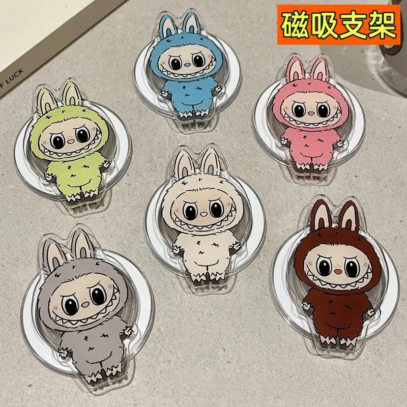 Labubu The Monsters Magnetic Phone Grip – Foldable Cartoon Holder for MagSafe, iPhone & Samsung 2