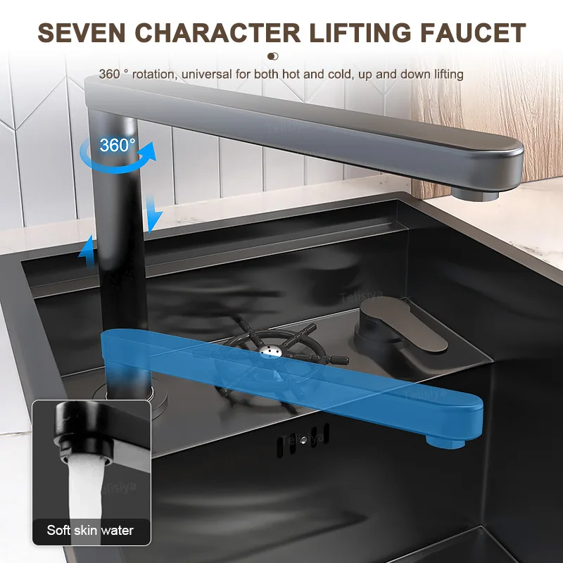 Hidden Kitchen Sink Stainless Steel Mini Small Single Tank Cup Washer With Lid Multifunctional Bar Balcony Wash Basin