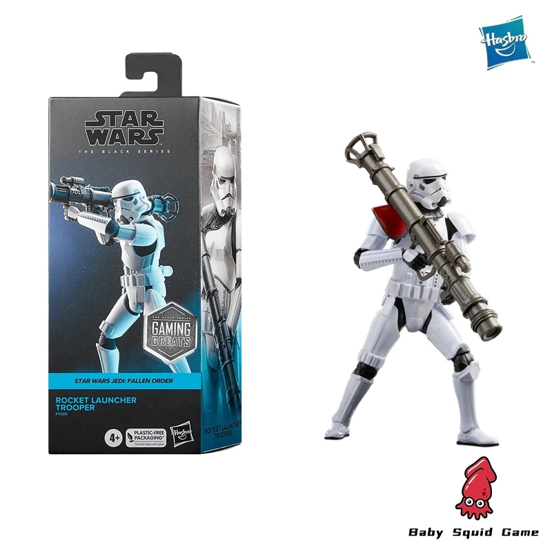 

Original Stock Hasbro Action Figure Rocket Launcher Trooper Star Wars Toy Action Figure Model Toy Collection Hobby Gift