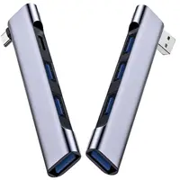 For Laptop PC Splitter High Speed Docking Station USB 3.0 USB-C HUB PD Charging OTG Adapter 1