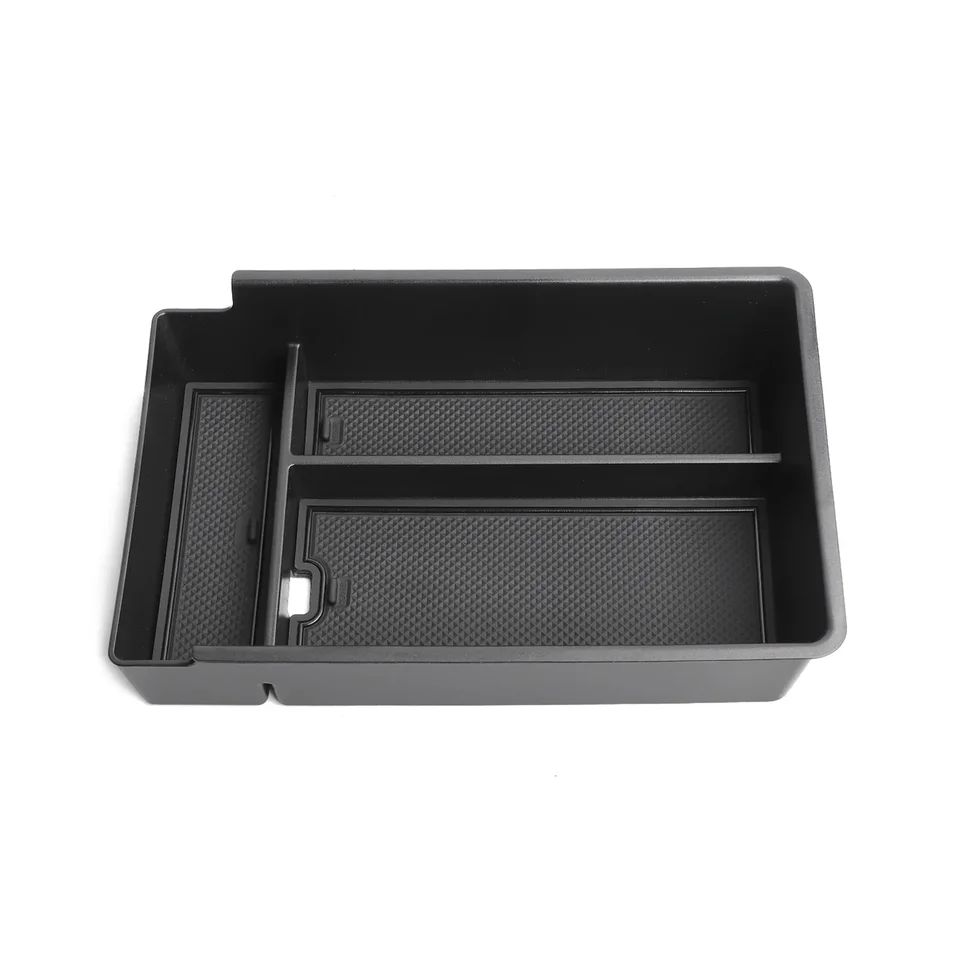 For Xpeng G6 Car Center Console Tray Armrest Storage Box Organizer Interior Accessories Stowing Tidying Black Car Accessories