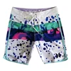 2024 NEW Elastic Quick Drying Fitness Training Muscle Men Beach Shorts Stripe Pattern Competition Surfing Printed Design Men 5