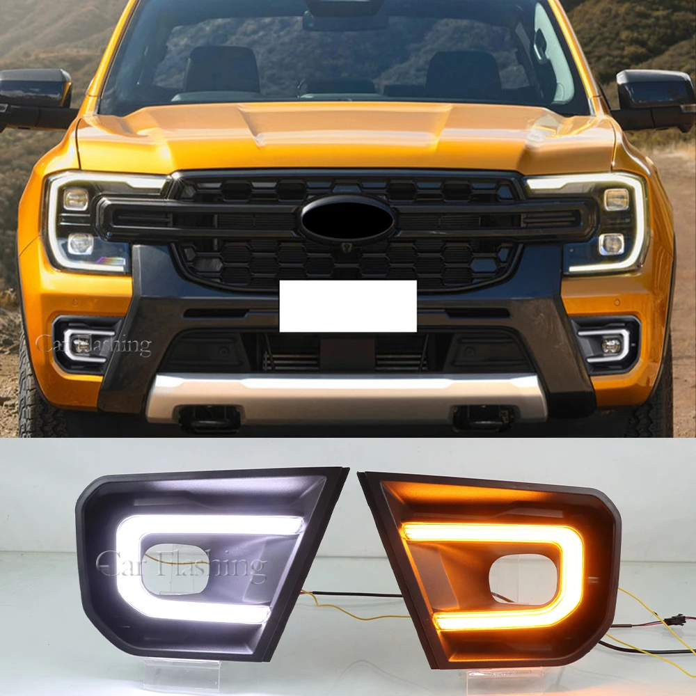 Led DRL For Toyota Avalon 2018 2019 2020 Daytime Running Light Dynamic Turn  Signal Fog Lamp White Yellow Car Accessories 12V - AliExpress