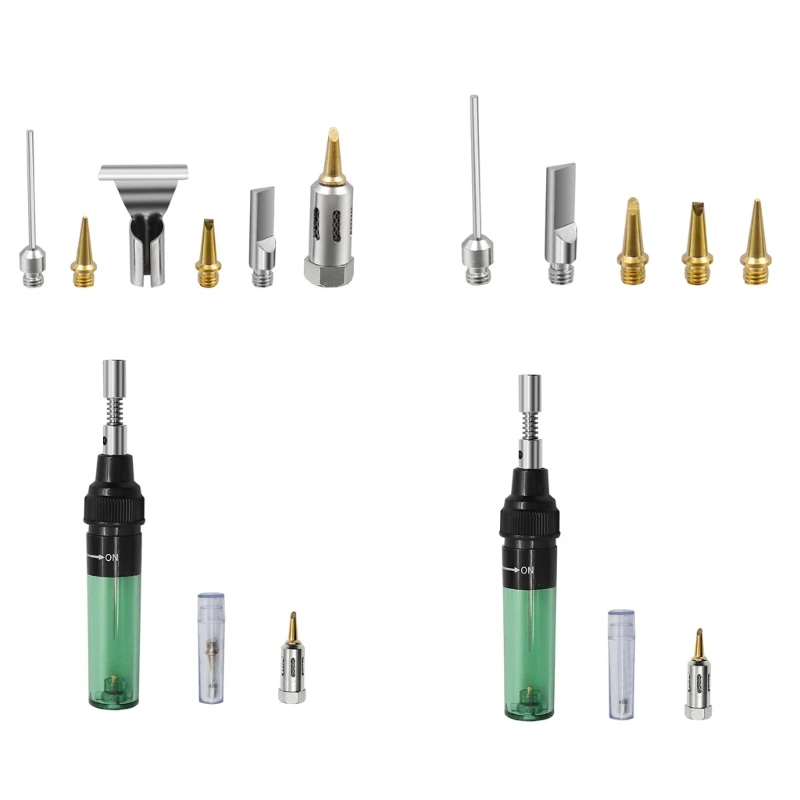 

Professional Gas Soldering Iron Set Welding-Pen Tool Gas Soldering Iron for Beginners for Various Welding-Tasks