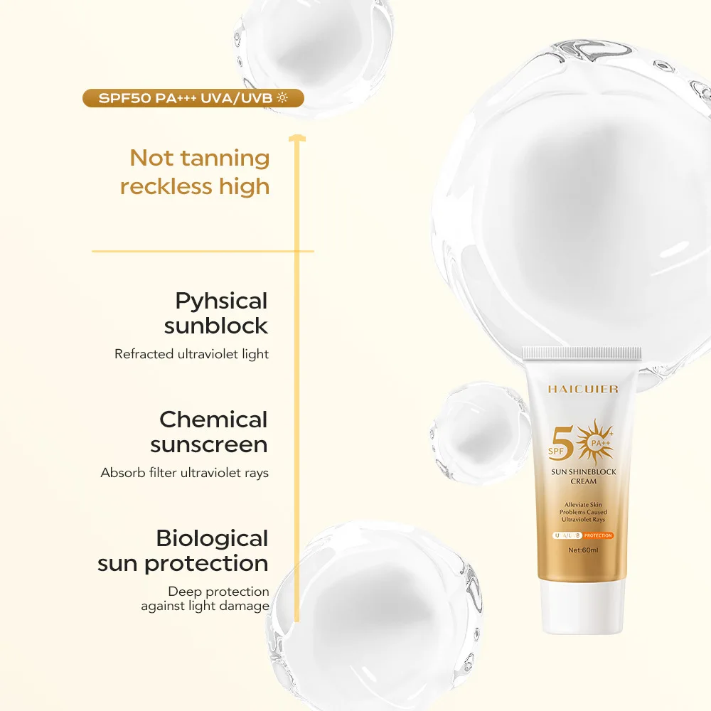 Isolation Sunscreen Refreshing Moisturizing Non-Greasy UV Protection Sunscreen SPF50 + PA ++ Body Foundation
