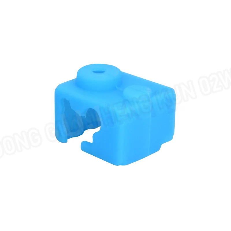 E3D-V6 Aluminium Block Silicone Sleeve 3d Printer Accessories Blue High Temperature Resistant Protective Silicone Sleeve