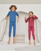 AS 2025 Summer Fashion Kids Pjs Comfortable Girl Boys Homeclothes Baby stretchy 3