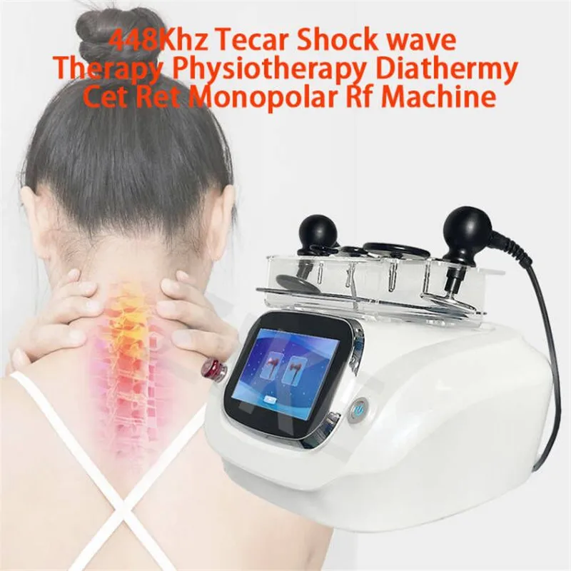 TECAR 통증 완화 물리 치료, 체중 감소용 RET CET RF 기계, 최신 448K