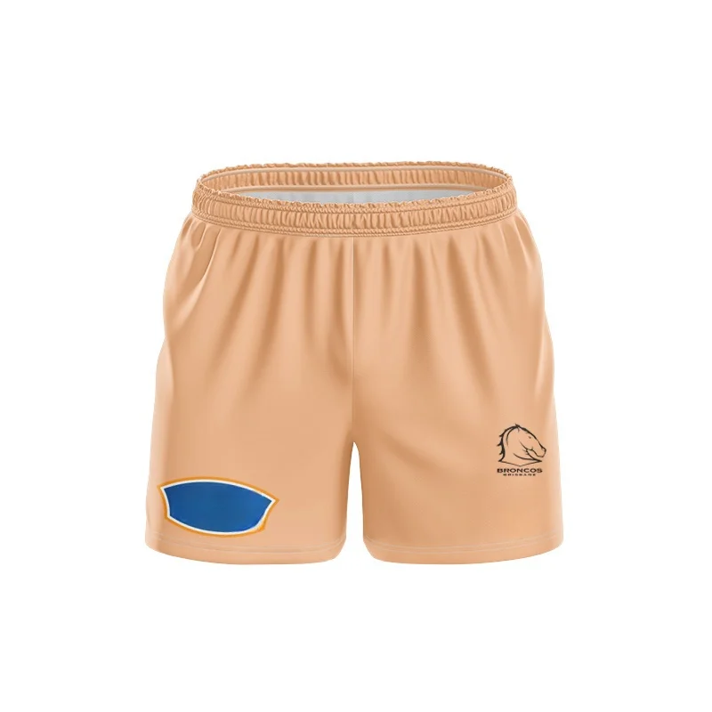 British Style Rugby Penrith Panthers/Brisbane Broncos-Home and Away/Training-Various Types of Rugby Shorts-Commemorative