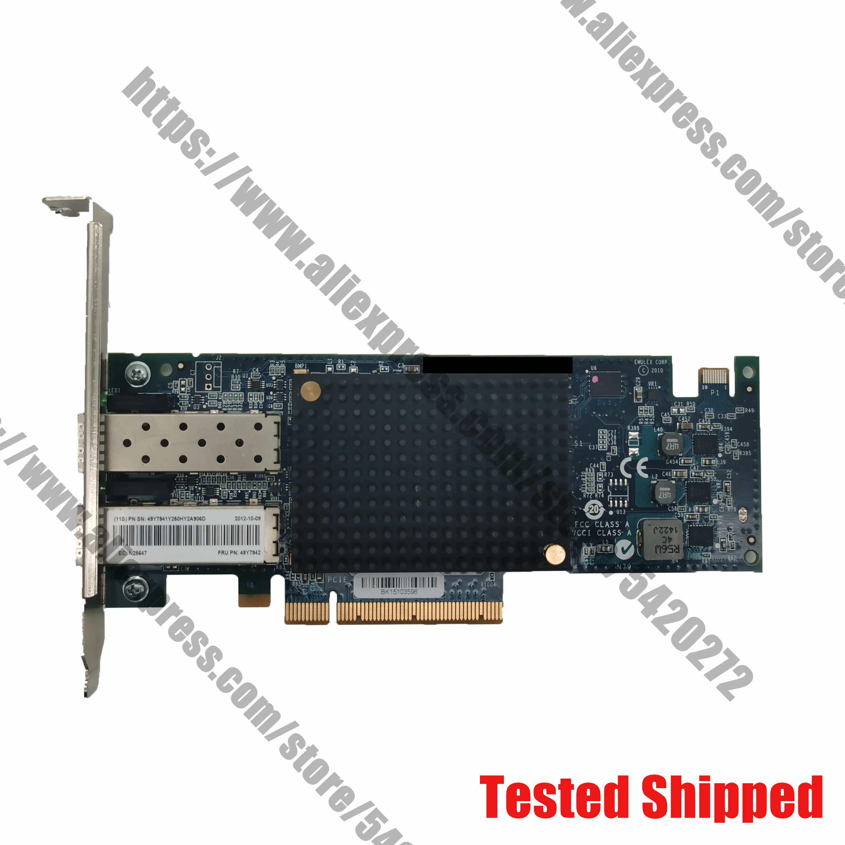 

10 Гб PCI-E зарядное устройство с двумя портами FC сетевая карта 49Y7941 49Y7942 P006137-01B P006138-01B RE А