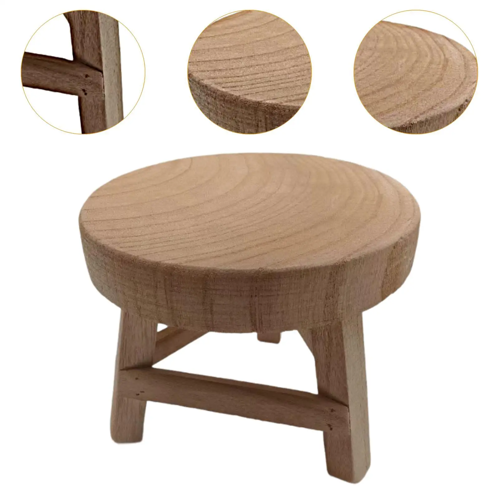 Wooden Stool for Plant Pedestal Rustic Display Stand Indoor Outdoor Plant Stool for Office Bonsai Garden Desktop Home Decoration Wooden Stool for Plant Pedestal Rustic Display Stand Indoor Outdoor Plant Stool for Office Bonsai Garden Desktop Home Decoration