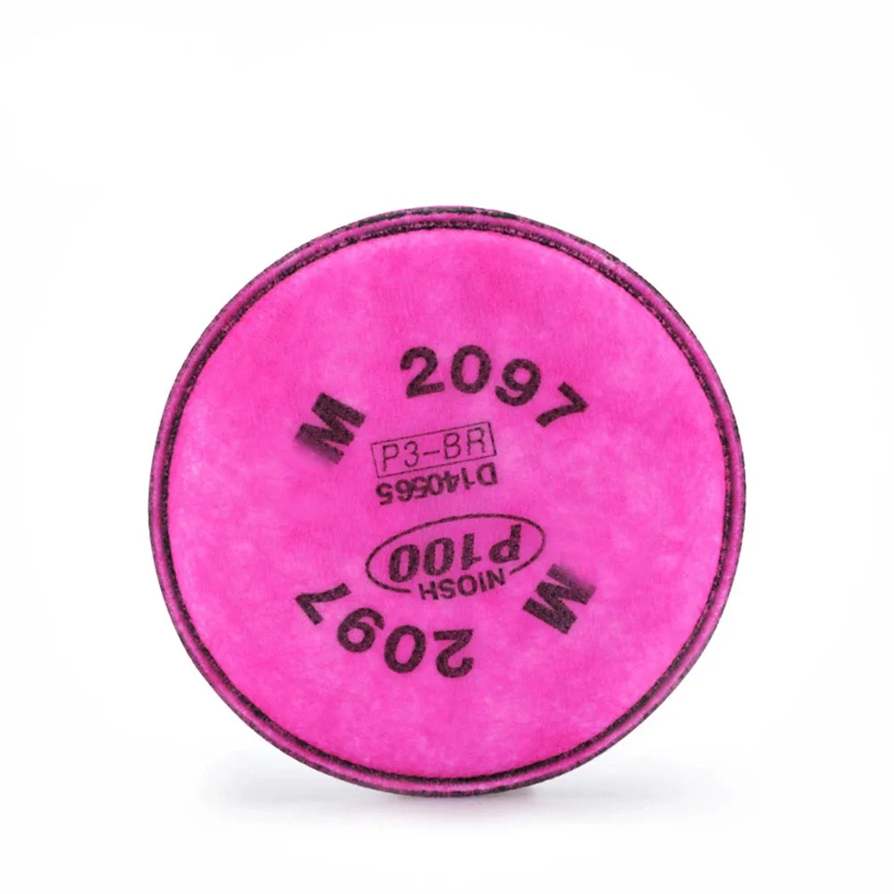 10PCS 2097 P100 Filter Cotton Anti-Glass Fiber Dust Cover Particulate Particles Activated Carbon For 6000 7502 7000 FF-4 Series
