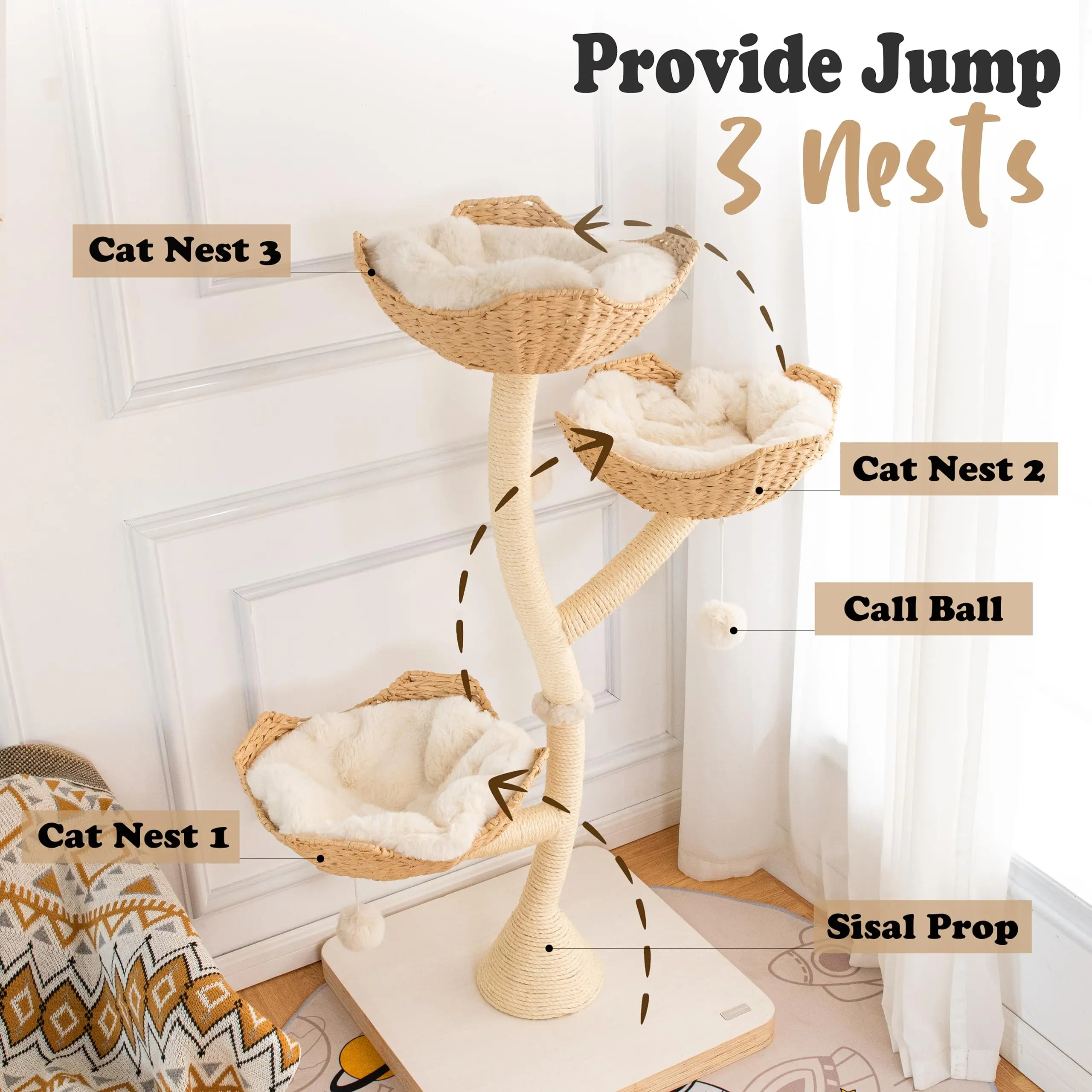 Specialized Factory Cat Climbing Frame Cat Tree Pet Supplies Furniture