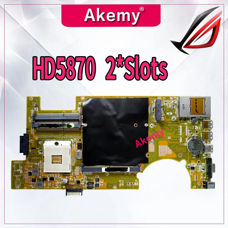 Материнская плата Akemy G73 для ноутбука Asus G73JH G73J протестированная оригинальная