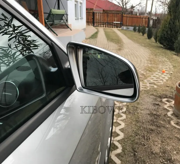Side Mirror Caps Covers For Audi A3 S3 8P A4 B7 B6 A6 S6 4F C6