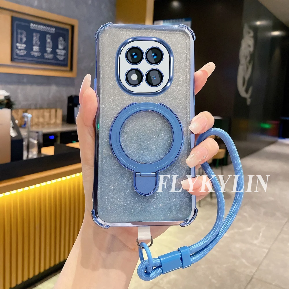 Magnetic Bracket with Hand Hanging Rope and Soft Shell - Anti-Fall Protection