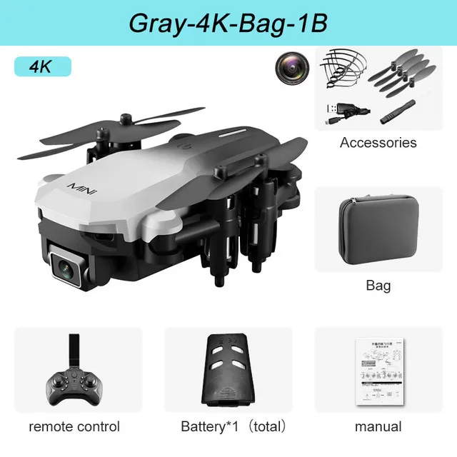 RC Helicopters KK9 Mini Drone 4K HD Dual Camera WIFI FPV Function Altitude Hold With Obstacle Avoidance RC Helicopt Quadcopter Toy toy helicopter RC Helicopters