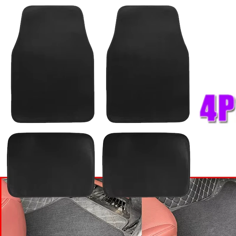 Set di 4 Tappetini Universali per Auto, Adatti a SUV, Berline, Furgoni e Caravan, Tappetini Anteriori e Posteriori