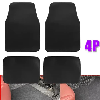 Set di 4 Tappetini Universali per Auto, Adatti a SUV, Berline, Furgoni e Caravan, Tappetini Anteriori e Posteriori