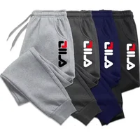 Pantalons imprimés pour hommes, vêtements d'automne/hiver, pantalons de sport, de jogging, de Fitness, de course, Streetwear Harajuku 1