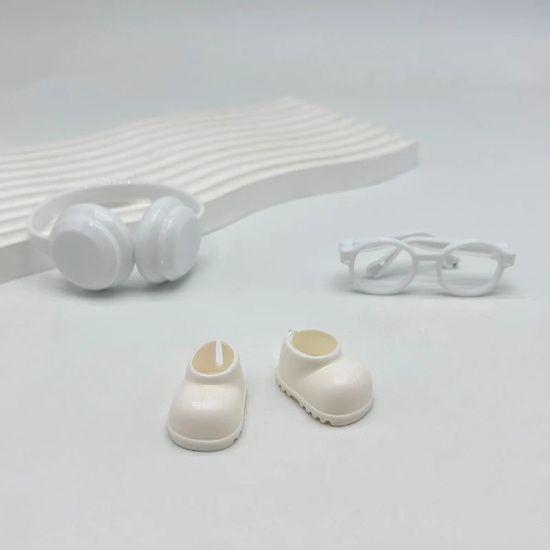 3pcs/Set Mini Doll Clothing Accessories for 15-17cm Dolls Includes Glasses Shoes Headphones DIY Accessories Children's Toy