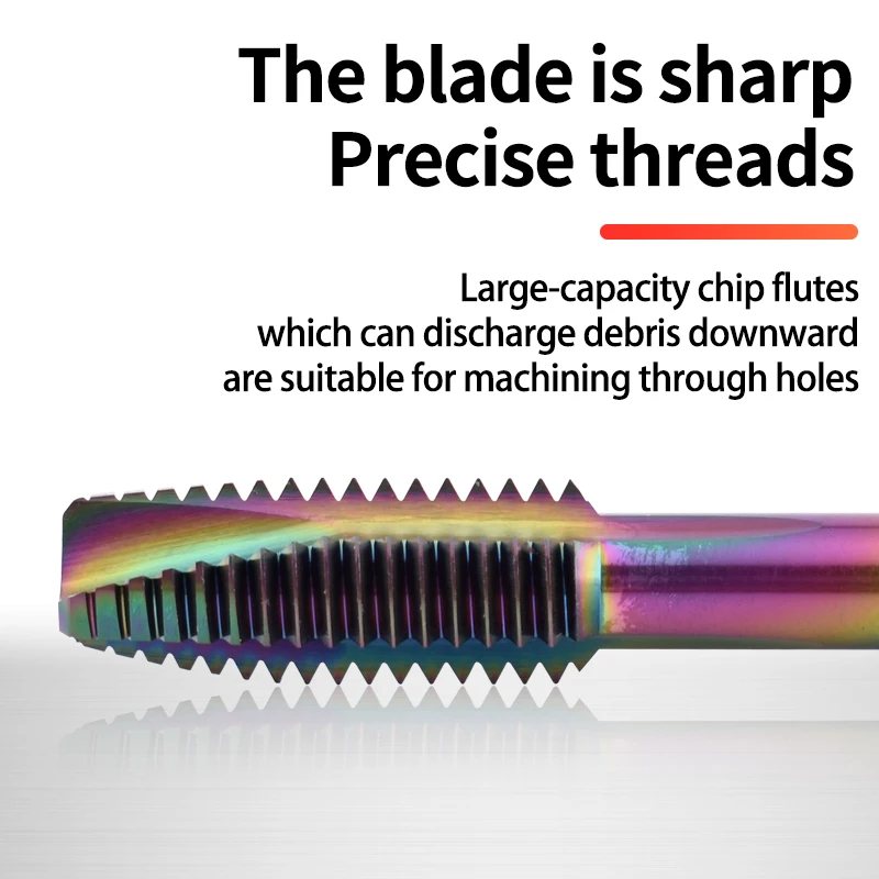 HSSE-M35 JIS Standard Spiral Pointed Tap M12 M14 M15 M16 M18 M20 M22 M24 Machine Screw Fine Thread T