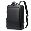 2023 New Brand Fashion Men Backpack Leather School Backpack Bag Waterproof Travel Bag Casual Leather Book Laptop Bag Male 1