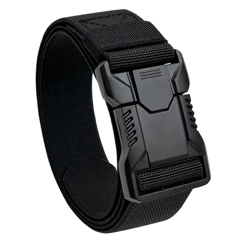Red Ears Plastic buckle tactical belt men's multifunctional military fan canvas belt outdoor faux nylon training waist belt - Image 12