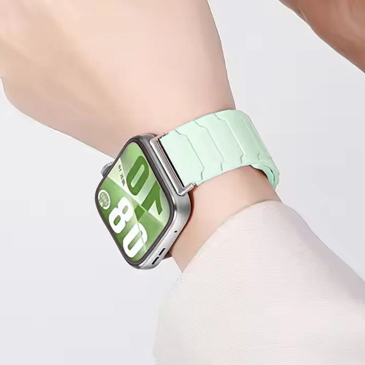Magnetic Silicone Sport Wristband Bracelet Accessory