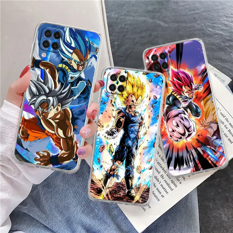 

Clear Case For Samsung Galaxy A52 A53 A12 A13 A54 A32 A50 A51 A71 A23 A33 A21s A14 A70 A34 Phone Cover Goku VS Vegeta DDBZ Man