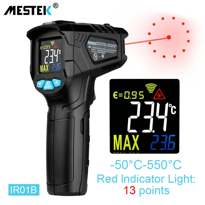 sound meter Infrared Thermometer Temperature Meter Pyrometer Hygrometer Color Screen Home Digital Thermometer Thermal Imager Weather Station portable oscilloscope Measurement & Analysis Tools